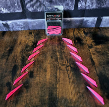 Q2I Fusion 2.1" Fletching - Neon Green, Orange, Black, White, Yellow Pink Vanes