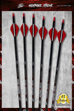 NIGHTMARE XTREME 300 / 350 / 400 / 500 spine Arrow 12/Pack Fletched