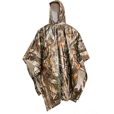 Onyx Adult Camouflage PVC Poncho