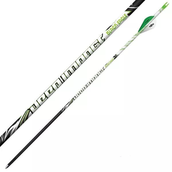 Black Eagle Deep Impact arrows -  500 Fletched 1/2 Dozen .001