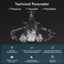 Brightest Rechargeable Headlamp - Bowbargain Exclusive - Fire Beam
