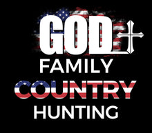 God - Family - Country - Hunting Hoodie