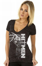 Ladies Hitmen V Neck Tee