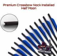 Nightmare Crossbow Bolt 6 Pack - 20" - Half Moon