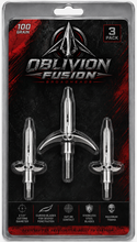 Oblivion Fusion Mechanical Broadhead - 2.5"+ Cut - 3 Pack