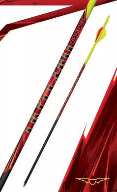 Black Eagle Outlaw White Crested Fletched 300 Arrows 1/2dz  BRAND NEW